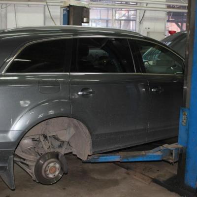 Ку7 на подъемнике