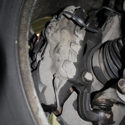 тормозной суппорт на Ауди