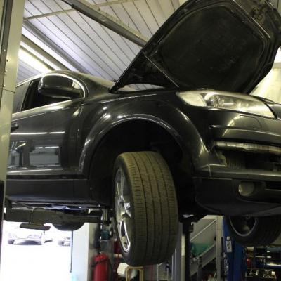 Ку7 на подъемнике