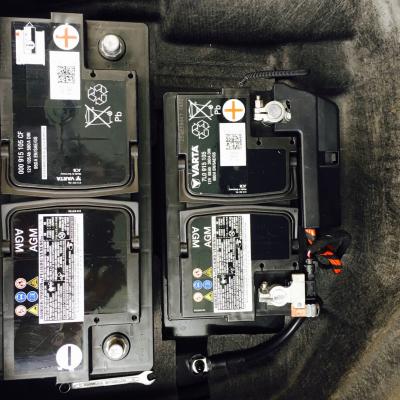 Аккумуляторная батарея в багажнике а4