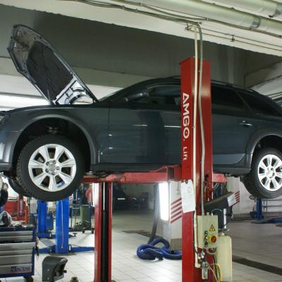 замена масла акпп на а4