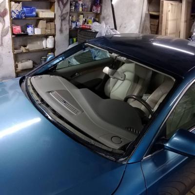 Ауди А5 без лобового стекла