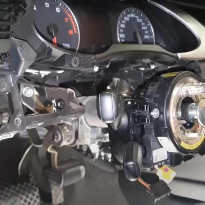 демонтаж передней панели