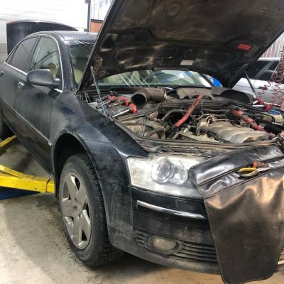 Замена помпы Ауди А8