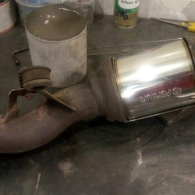 Замена катализатора Ауди Q5 на пламегаситель