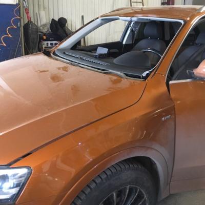 Ауди Q3 после замены лобового стекла