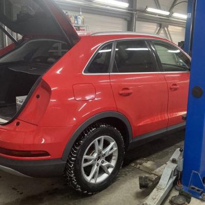 Ауди Q3 перед заменой масла в дифференциале