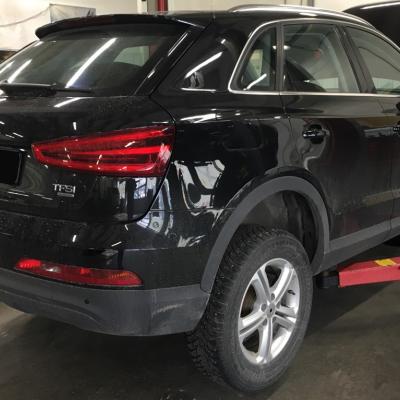 Ауди Q3 в процессе замены сайлентблоков подрамника