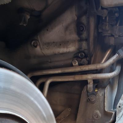 Замена радиатора печки - доступ к трубкам через арку