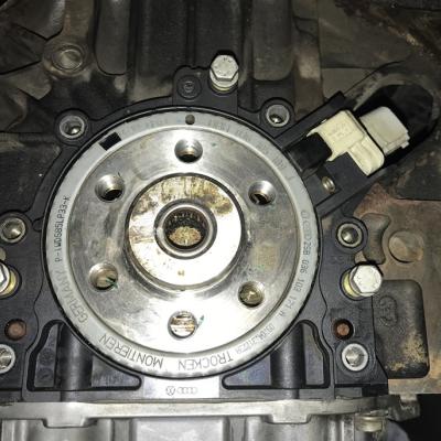 Замена заднего сальника коленвала Ауди А3