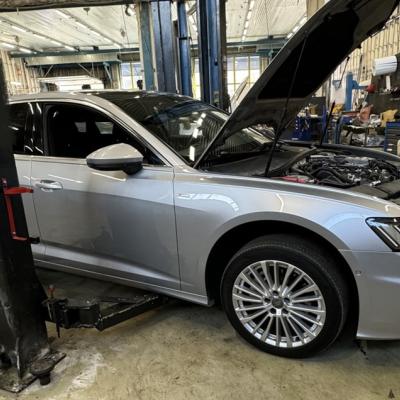 Ауди А6 в процессе ремонта ГБЦ