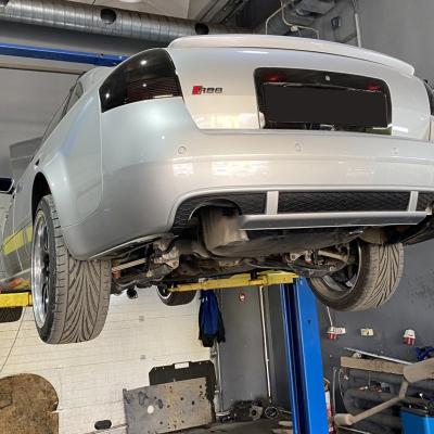 Ауди А6 в сервисе для замены сцепления