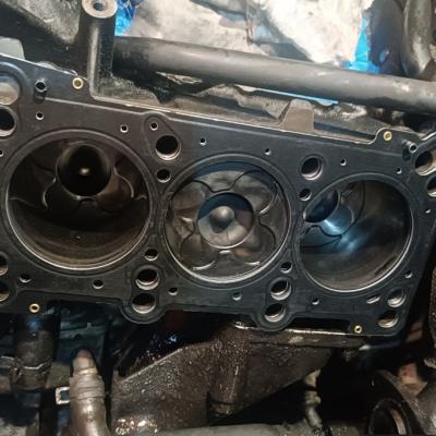 Замена прокладки ГБЦ Ауди А6 на моторе V6