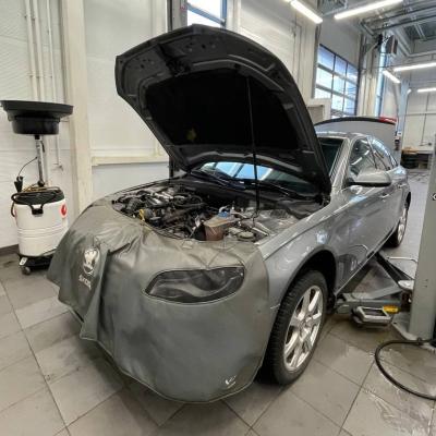 Ауди А4 готовится к замене масла МКПП