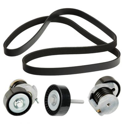 Новый ремень привода навесных агрегатов с роликами и натяжителем